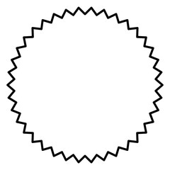 PNG white starburst geometric badge, transparent background