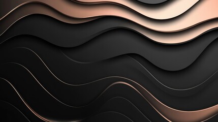 Stylish black and rose gold gradient background for web design and business presentations.