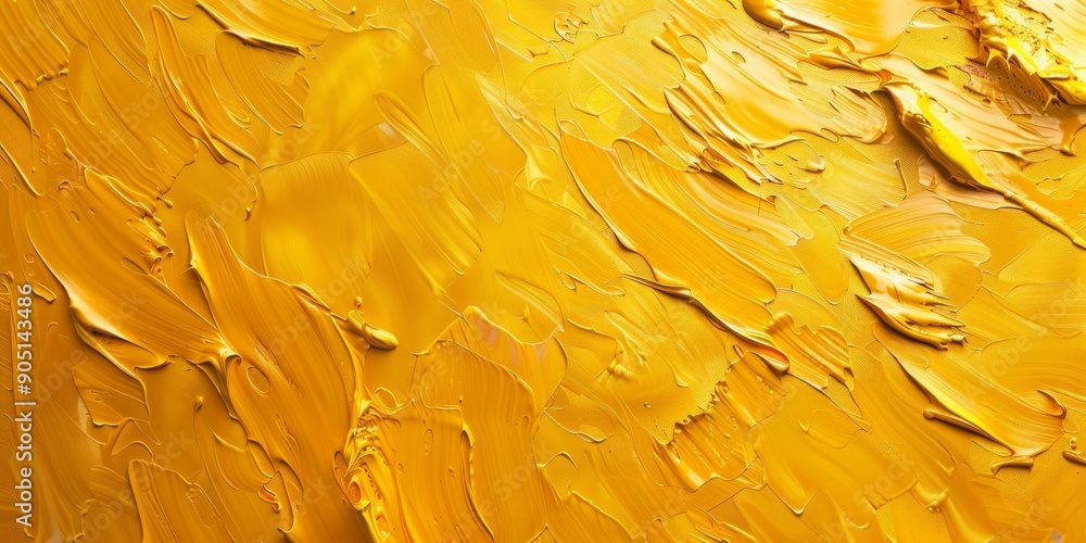 Poster a rich and vibrant yellow abstract texture that is absolutely perfect for various backgrounds and ar