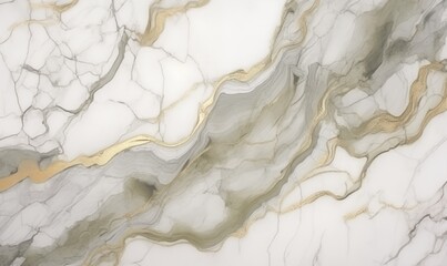 Fototapeta premium Abstract Marble Texture. White and Gold Marble Pattern. Interior, Business, Poster Template.