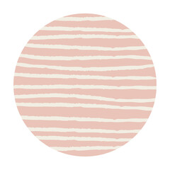 Minimal striped doodle social story highlight sticker overlay