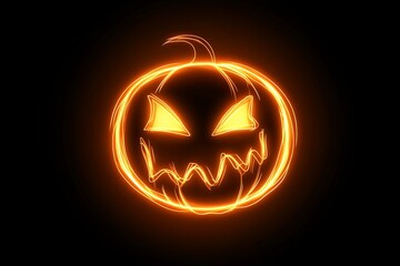 halloween glowing symbol