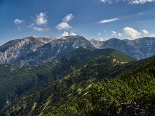 Obraz premium Parco Nazionale della Maiella: sulle creste del Monte Cavallo