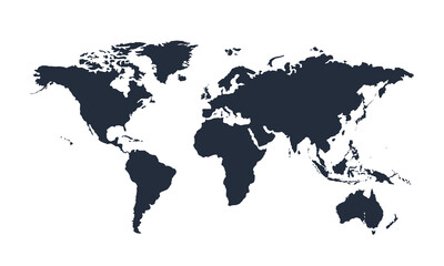 World map isolated modern colorful style,isolated on white background for website layouts,background,education, precise,customizable,Travel worldwide,map silhouette backdrop,earth geography.