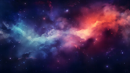 Fototapeta premium Galactic Nebula Gradient