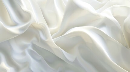 Obraz premium Elegant white abstract background with smooth textures and ample copy space, ideal for versatile advertising or modern wallpaper.