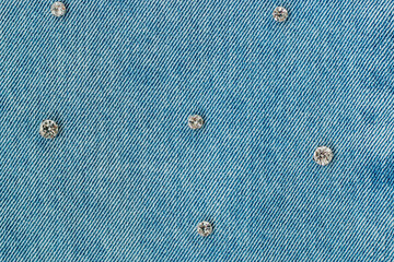 jeans texture close-up with rhinestones with space for text