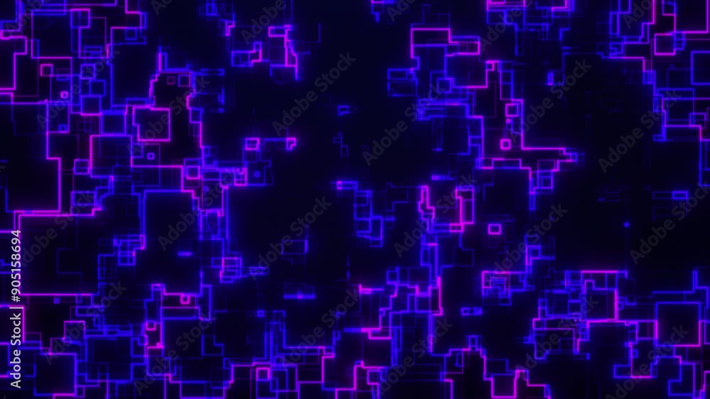 Poster digital background with geometric shapes, data analysis technologies, network connection, big data, 