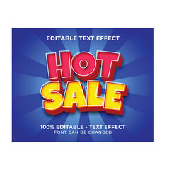 Editable text effect hot sale 3D text effect with blue background