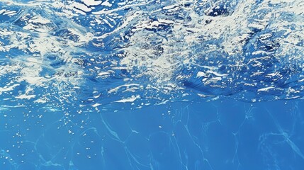 Obraz premium blue water background