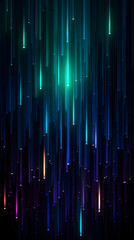 Digital holographic straight line linear geometric abstract graphic poster background