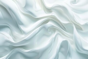 Obraz premium Abstract Draped Fabric with Smooth Waves and Soft Light