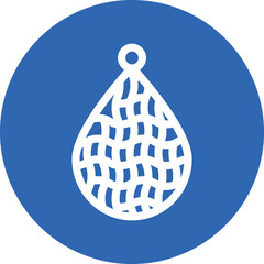 Gillnet glyph circle icon
