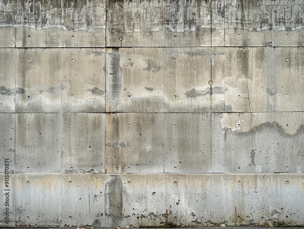 Aufkleber concrete wall featuring weathered texture and natural variations in color during daylight hours