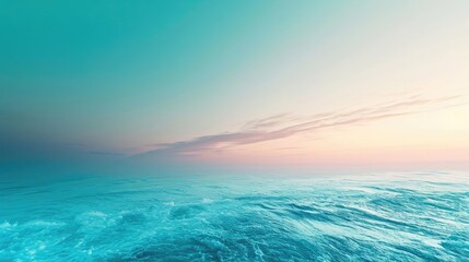 Obraz premium a large body of water with a sky in the background