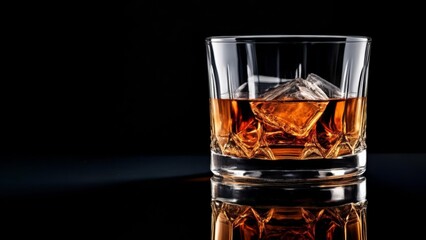  Refreshing cocktail with ice cubes