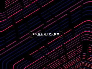 Premium background with diagonal multicolored gradient stripes pattern. Abstract futuristic black background, for banner, digital business, technology, contemporary invitation, voucher, certificate.