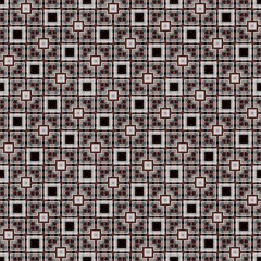 Decorative dark geometric artwork with seamless repeating pattern