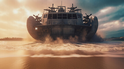 ship in the sea
