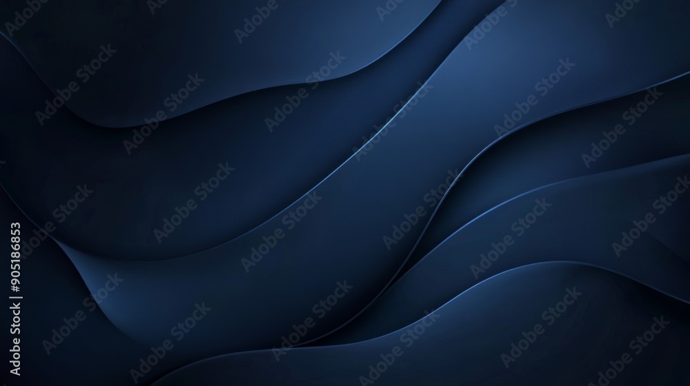 Aufkleber abstract graphic elements on dark blue background for presentation design generative ai