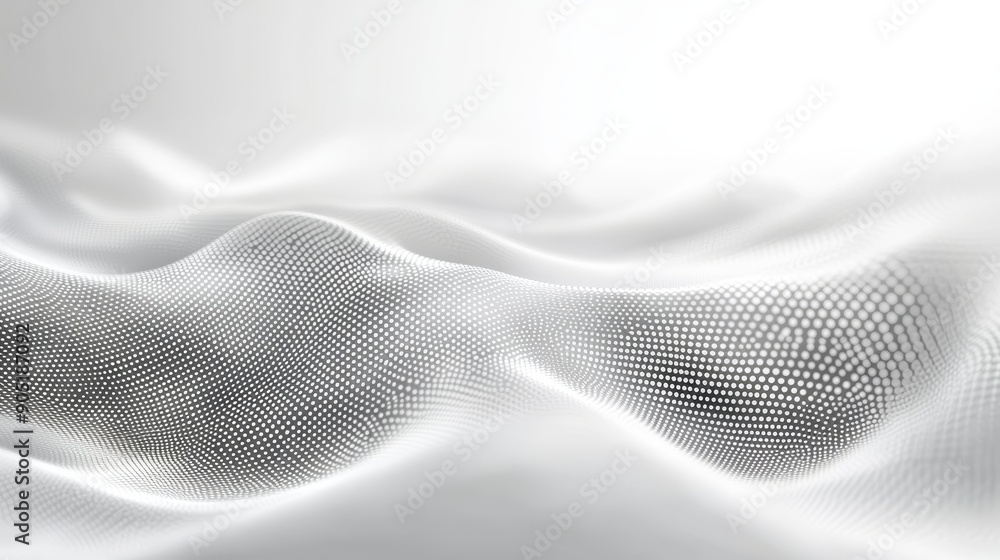 Poster modern luxury business presentation background with blurred wave generative ai