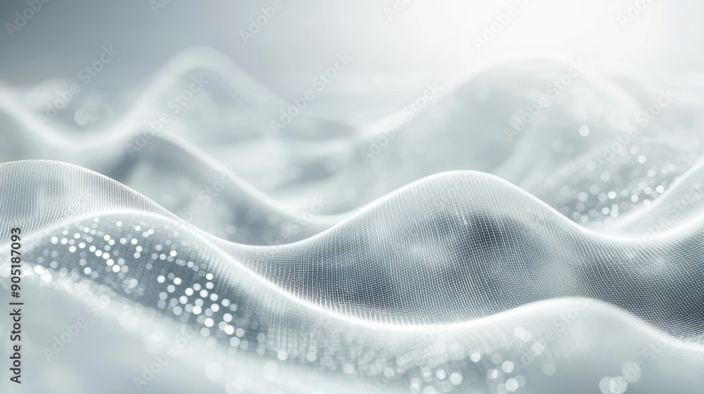 Aufkleber modern luxury business presentation background with blurred wave generative ai