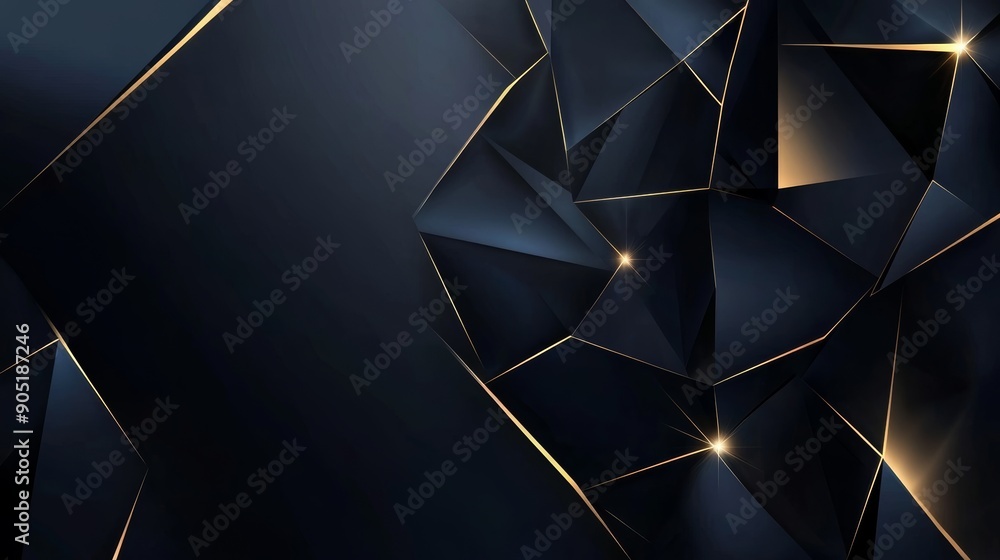 Aufkleber futuristic elegant background for luxury business presentations generative ai