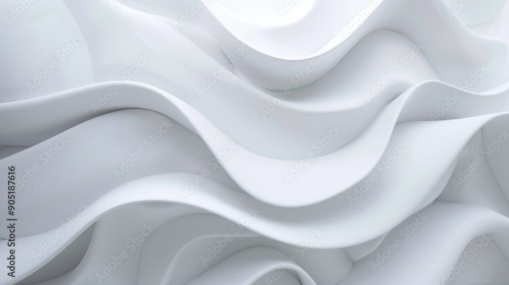 Poster modern white abstract background with subtle patterns and ample copy space, perfect for elegant adve