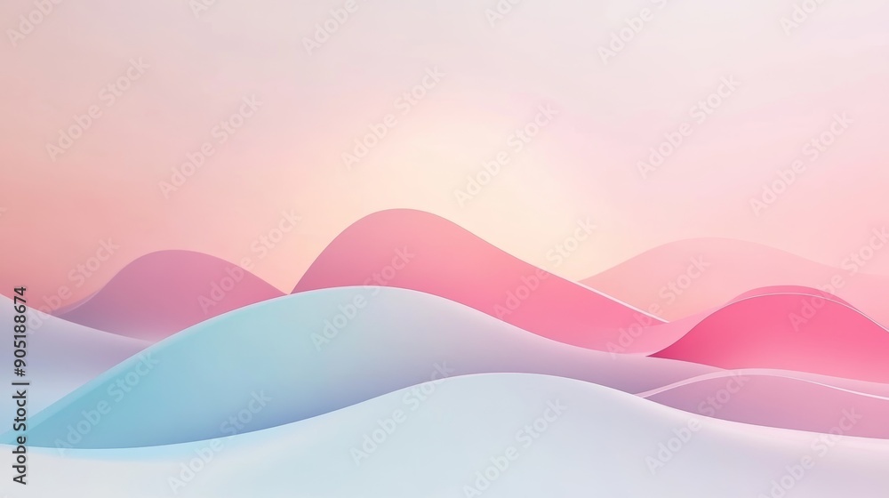 Aufkleber minimal business presentation template background generative ai
