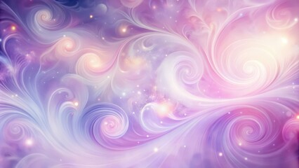 Fototapeta premium Abstract Swirling Cosmic Background with Stars and Galaxies