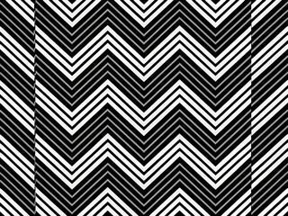 Vector seamless herringbone pattern. Geometric line texture. Black-and-white background. Monochrome design. Vector EPS10