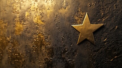 A gleaming award plaque with an engraved inscription of achievement, mounted on a wall