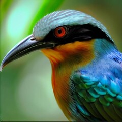 Fototapeta premium blue and yellow macaw