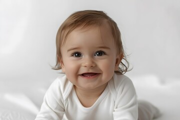 Portrait of a smiling baby