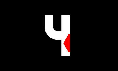 Red White Number Geometric Simple Fresh