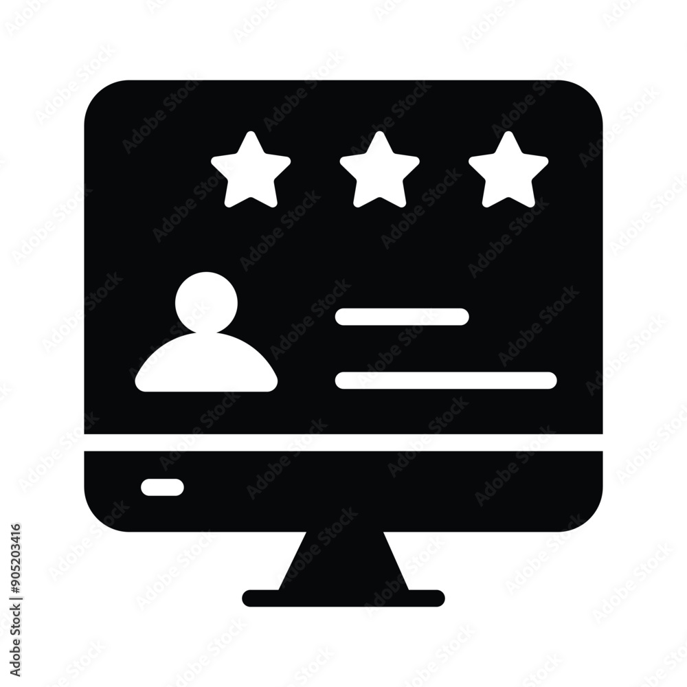 Wall mural profile review icon indicates checking and improving profiles for feedback or updates