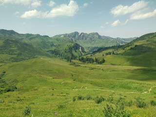 Wunderschöne Berglandschaft im Bregenzerwald in Vorarlberg