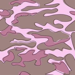 Modern abstract background camouflage pastel pattern. Vector illustration design flyer poster greeting material product magazine cover story post social media event party pography banner promo sale ad