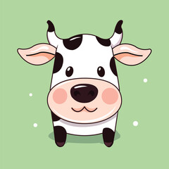 Cute cow cartoon