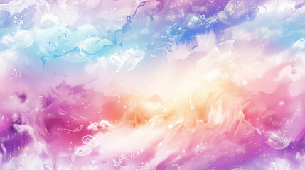 Watercolor transparent background seamless overlay