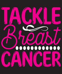 Breast cancer t-shirt design