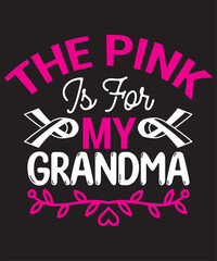 Breast cancer t-shirt design