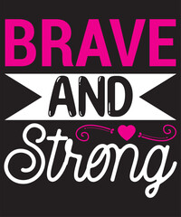 Obraz premium Breast cancer t-shirt design