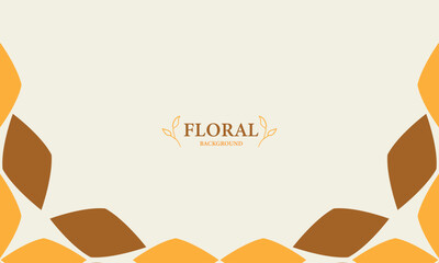 Elegant floral background with place for text. 