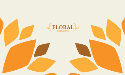 Elegant floral background with place for text