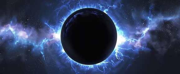 Black Hole in a Starry Sky