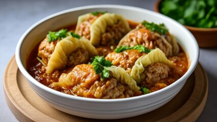  Delicious dumplings in a hearty broth