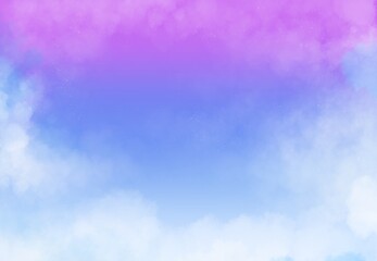 Violet blue pastel dreamy sky