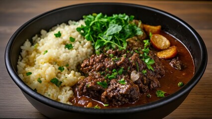 Fototapeta premium A hearty meal ready to be savored