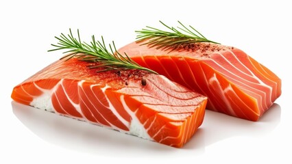  Deliciously fresh sushigrade salmon ready to be enjoyed